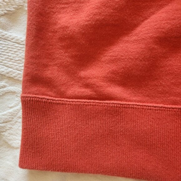 Vntg Guess Jeans 100% cotton, sweater‎ tee Orange, Hooded. - Picture 6 of 9